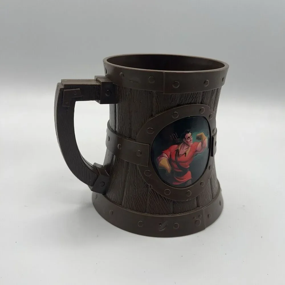 Disney Parks Beauty & The Beast Gaston's Tavern Mug Cup Stein Plastic Souvenir